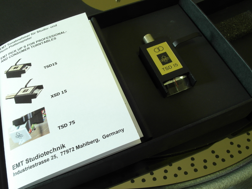 New EMT TSD 15 SFL Phono cartridge + Setup สอบถามเพิ่มเติมได้ครับ โทร. 084 560 3199