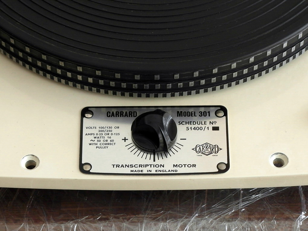 For Sale Original 50Hz Garrard 301 Grease Bearing Ivory #216 Ҥ 90,000.- ͺѺ .084 560 3199 Line: audiodirect
